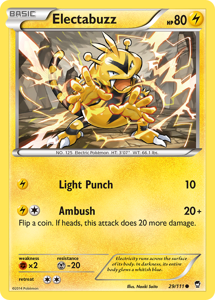 Electabuzz (29/111) [XY: Furious Fists] | Exor Games Summserside