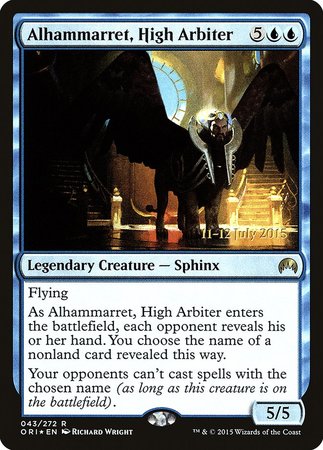 Alhammarret, High Arbiter [Magic Origins Promos] | Exor Games Summserside