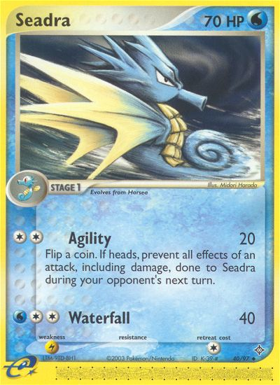 Seadra (40/97) [EX: Dragon] | Exor Games Summserside