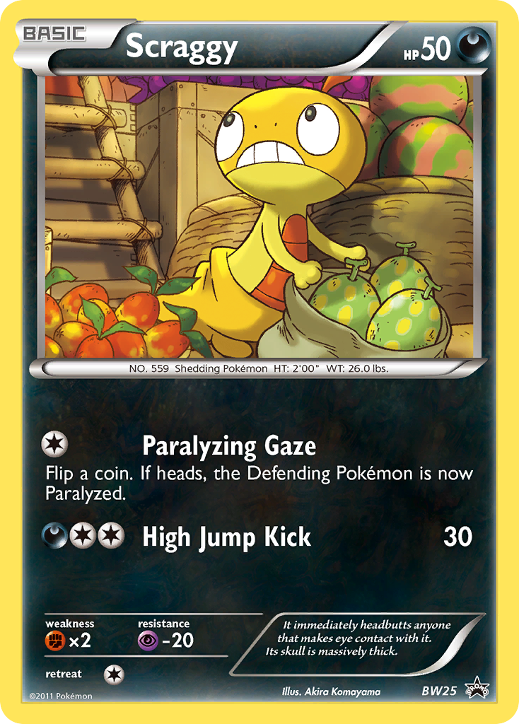 Scraggy (BW25) [Black & White: Black Star Promos] | Exor Games Summserside