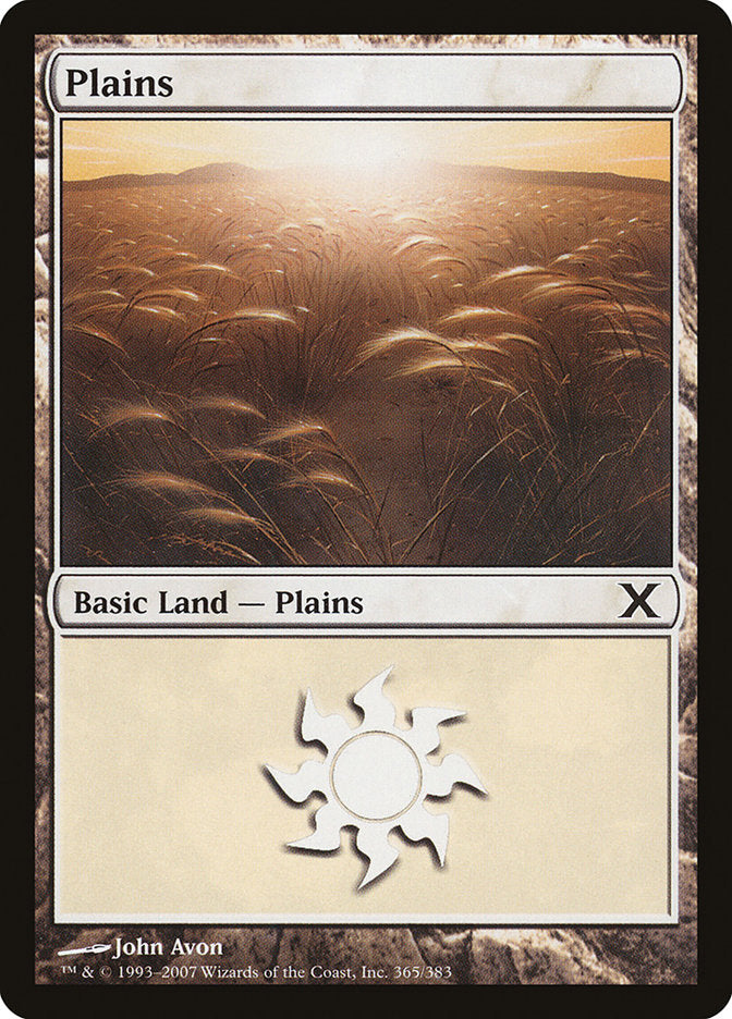 Plains (365) [Tenth Edition] | Exor Games Summserside