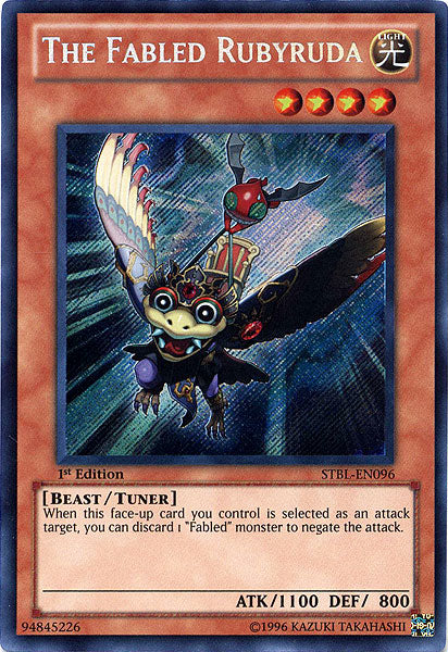 The Fabled Rubyruda [STBL-EN096] Secret Rare | Exor Games Summserside