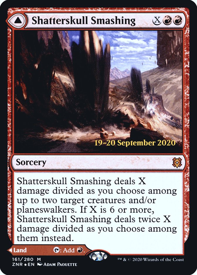 Shatterskull Smashing // Shatterskull, the Hammer Pass  [Zendikar Rising Prerelease Promos] | Exor Games Summserside