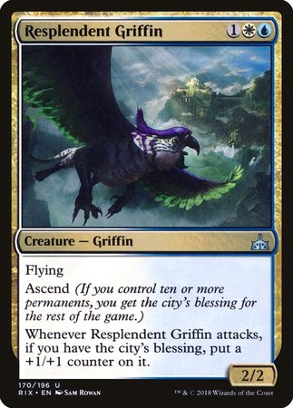 Resplendent Griffin [Rivals of Ixalan] | Exor Games Summserside