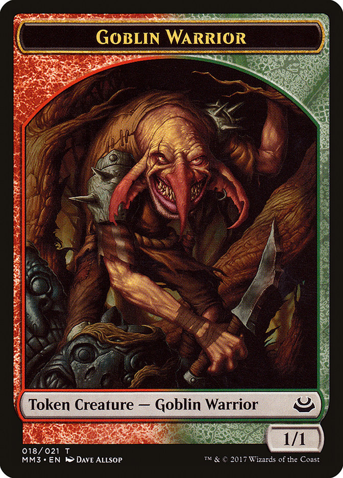 Goblin Warrior [Modern Masters 2017 Tokens] | Exor Games Summserside