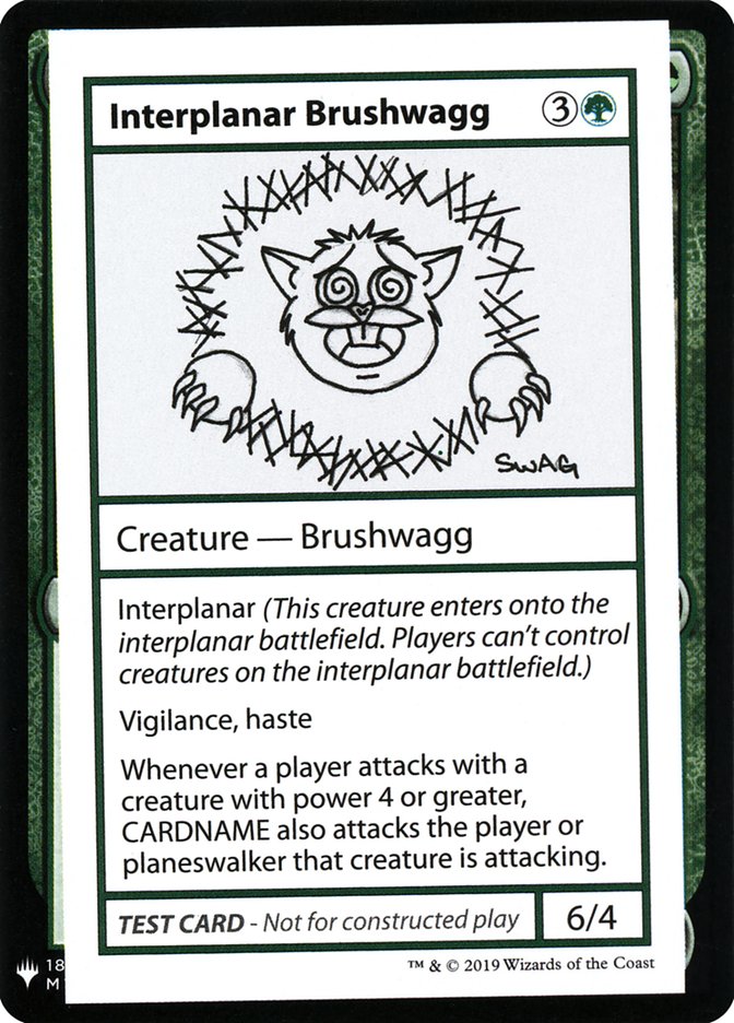 Interplanar Brushwagg [Mystery Booster Playtest Cards] | Exor Games Summserside