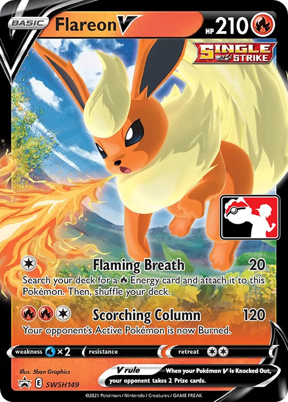 Flareon V (SWSH149) [Prize Pack Series One] | Exor Games Summserside