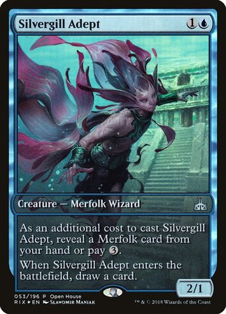 Silvergill Adept [Rivals of Ixalan Promos] | Exor Games Summserside