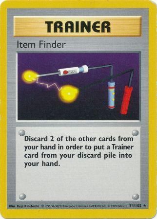 Item Finder (74/102) [Base Set Shadowless Unlimited] | Exor Games Summserside