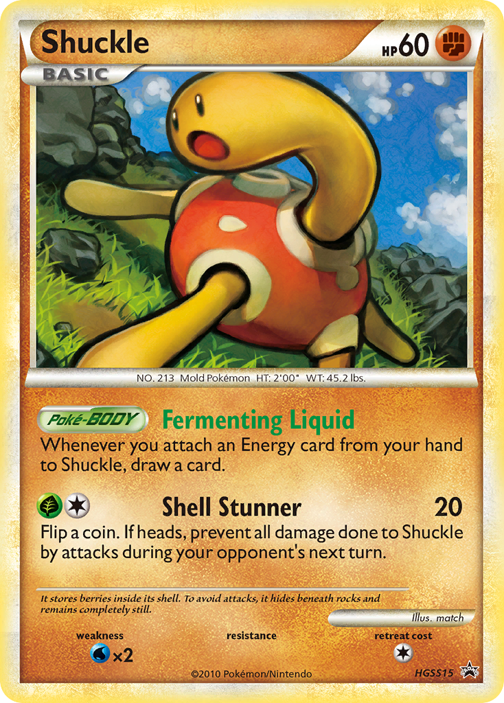 Shuckle (HGSS15) [HeartGold & SoulSilver: Black Star Promos] | Exor Games Summserside