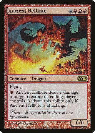 Ancient Hellkite [Magic 2011 Promos] | Exor Games Summserside