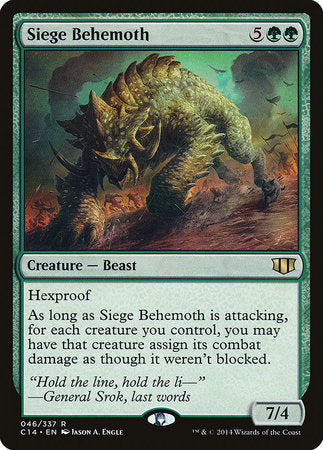 Siege Behemoth [Commander 2014] | Exor Games Summserside