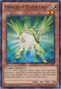 Herald of Green Light (Shatterfoil) [BP03-EN022] Common | Exor Games Summserside