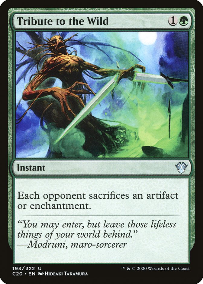 Tribute to the Wild [Commander 2020] | Exor Games Summserside