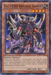 Evil HERO Infernal Gainer (Shatterfoil) [BP03-EN032] Common | Exor Games Summserside