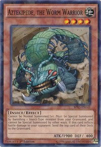 Aztekipede, the Worm Warrior (Shatterfoil) [BP03-EN041] Rare | Exor Games Summserside