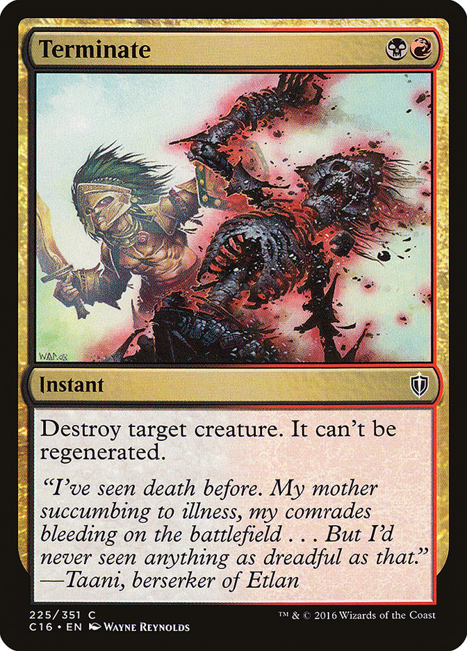 Terminate [Commander 2016] | Exor Games Summserside