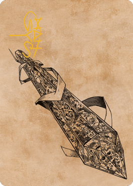 Stonespeaker Crystal Art Card (Gold-Stamped Signature) [Commander Legends: Battle for Baldur's Gate Art Series] | Exor Games Summserside