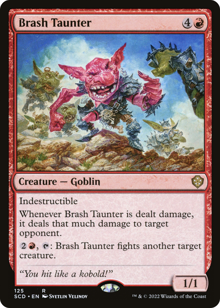 Brash Taunter [Starter Commander Decks] | Exor Games Summserside