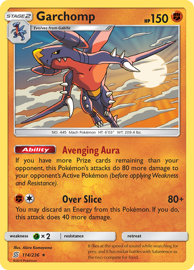 Garchomp (114/236) [Sun & Moon: Unified Minds] | Exor Games Summserside