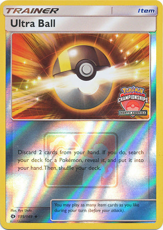 Ultra Ball (135/149) (NA Championship Promo) [Sun & Moon: Base Set] | Exor Games Summserside