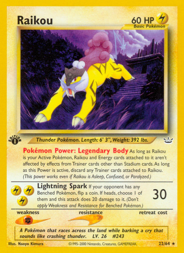 Raikou (22/64) [Neo Revelation 1st Edition] | Exor Games Summserside