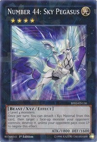 Number 44: Sky Pegasus (Shatterfoil) [BP03-EN130] Rare | Exor Games Summserside