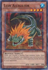 Lion Alligator (Shatterfoil) [BP03-EN089] Rare | Exor Games Summserside