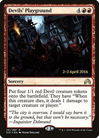 Devils' Playground [Shadows over Innistrad Promos] | Exor Games Summserside