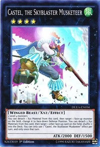 Castel, the Skyblaster Musketeer [DUEA-EN054] Super Rare | Exor Games Summserside