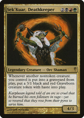 Sek'Kuar, Deathkeeper [Coldsnap] | Exor Games Summserside