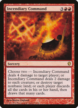 Incendiary Command [Commander 2013] | Exor Games Summserside