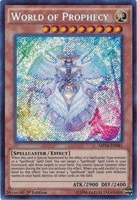 World of Prophecy [MP14-EN081] Secret Rare | Exor Games Summserside