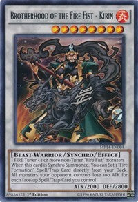 Brotherhood of the Fire Fist - Kirin [MP14-EN094] Rare | Exor Games Summserside