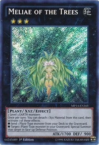 Meliae of the Trees [MP14-EN165] Secret Rare | Exor Games Summserside