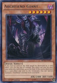 Archfiend Giant [MP14-EN181] Rare | Exor Games Summserside