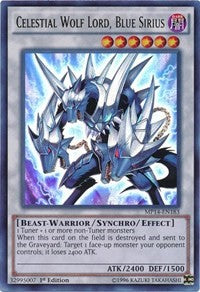 Celestial Wolf Lord, Blue Sirius [MP14-EN183] Ultra Rare | Exor Games Summserside