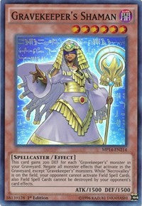 Gravekeeper's Shaman [MP14-EN214] Super Rare | Exor Games Summserside