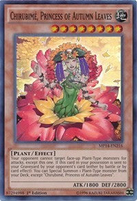 Chirubime, Princess of Autumn Leaves [MP14-EN216] Super Rare | Exor Games Summserside