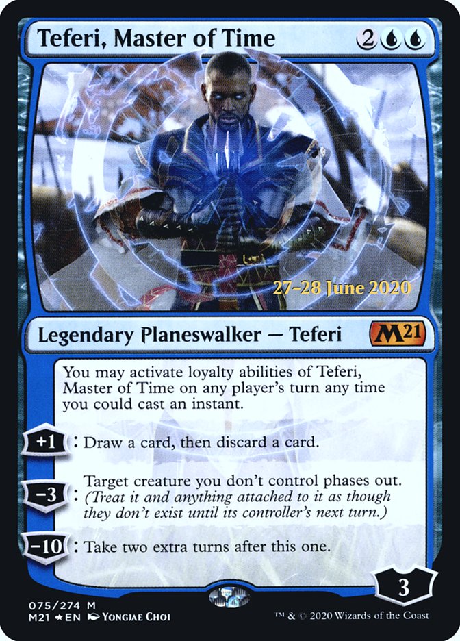 Teferi, Master of Time  [Core Set 2021 Prerelease Promos] | Exor Games Summserside