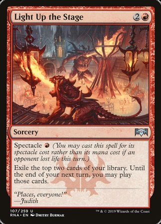 Light Up the Stage [Ravnica Allegiance] | Exor Games Summserside