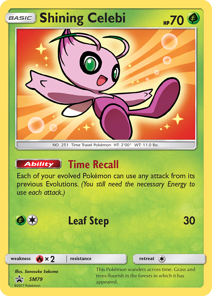 Shining Celebi (SM79) [Sun & Moon: Black Star Promos] | Exor Games Summserside