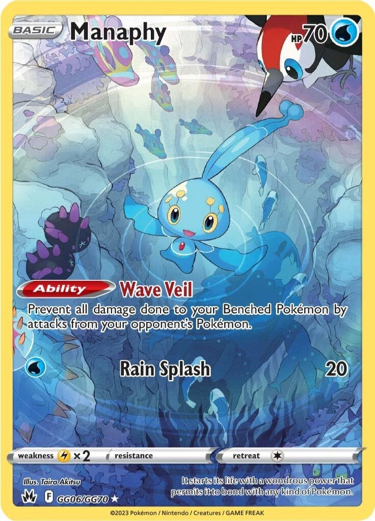 Manaphy (GG06/GG70) [Sword & Shield: Crown Zenith] | Exor Games Summserside