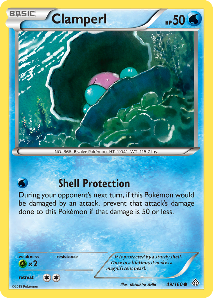 Clamperl (49/160) [XY: Primal Clash] | Exor Games Summserside