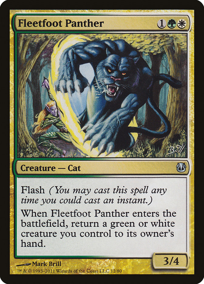 Fleetfoot Panther [Duel Decks: Ajani vs. Nicol Bolas] | Exor Games Summserside