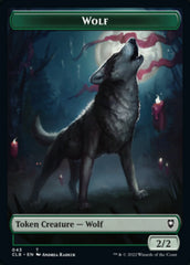 Wolf // Insect Double-sided Token [Commander Legends: Battle for Baldur's Gate Tokens] | Exor Games Summserside