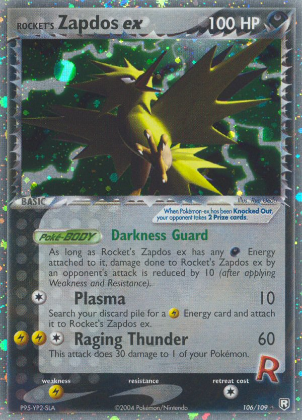 Rocket's Zapdos ex (106/109) [EX: Team Rocket Returns] | Exor Games Summserside