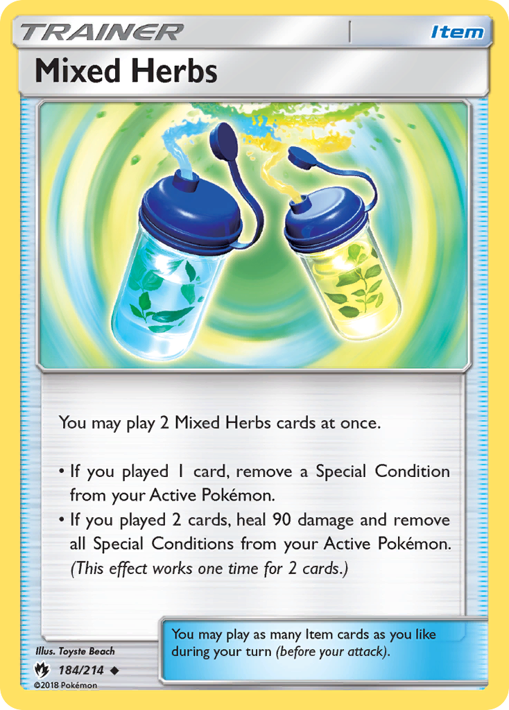 Mixed Herbs (184/214) [Sun & Moon: Lost Thunder] | Exor Games Summserside