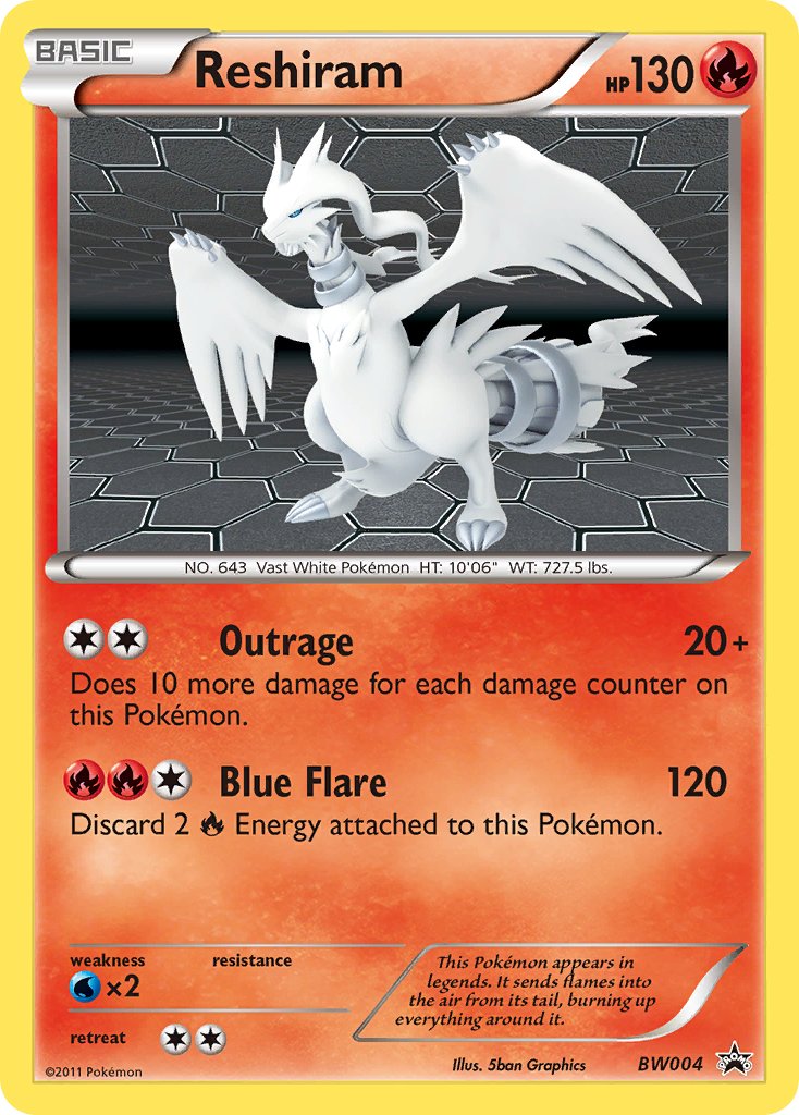 Reshiram (BW004) [Black & White: Black Star Promos] | Exor Games Summserside