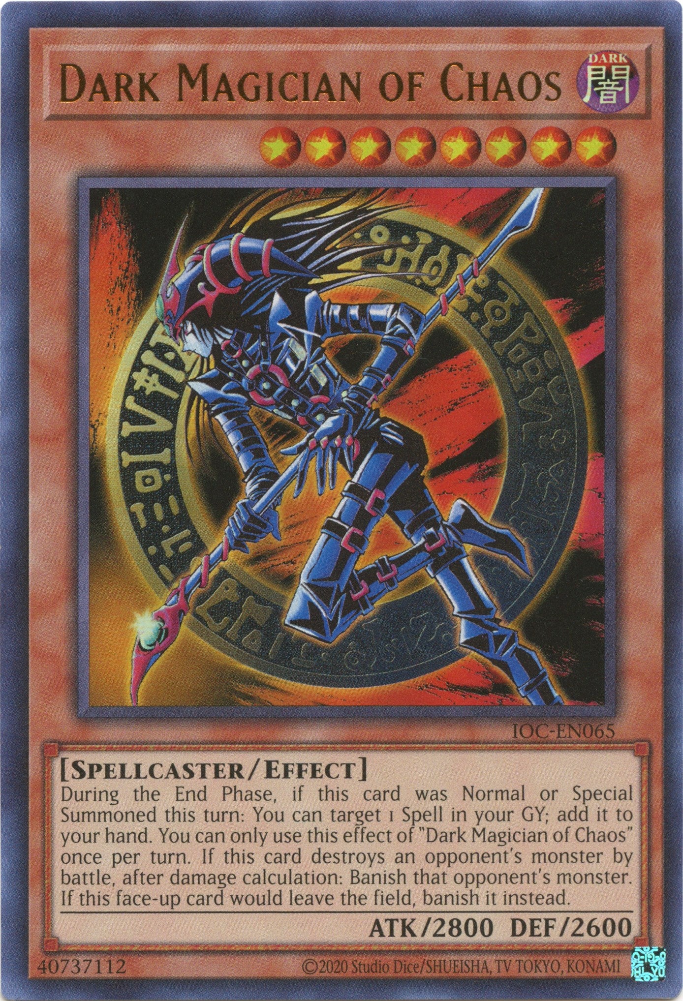 Dark Magician of Chaos (25th Anniversary) [IOC-EN065] Ultra Rare | Exor Games Summserside